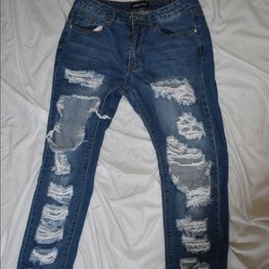 Fashion Nova ripped jeans